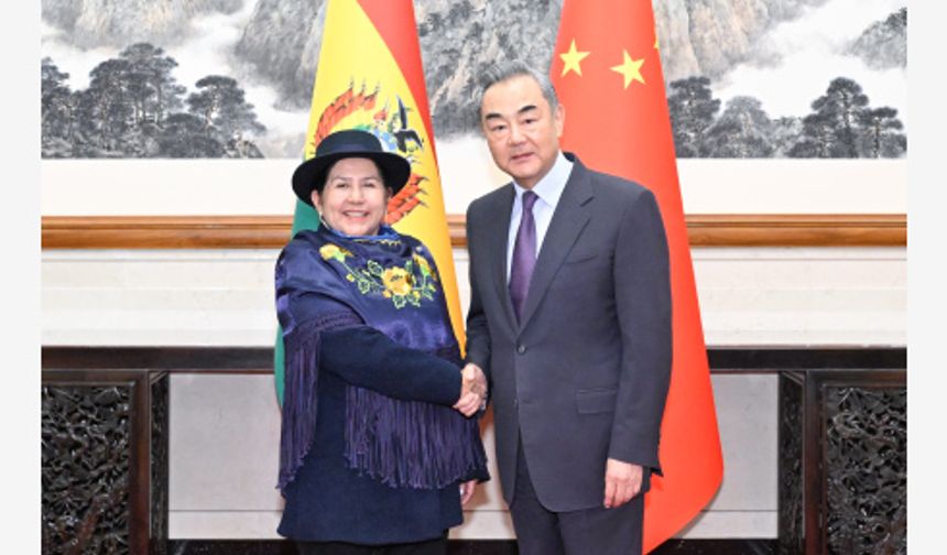 Çin Dışişleri Bakanı Wang, Bolivyalı mevkidaşı Sosa ile görüştü
