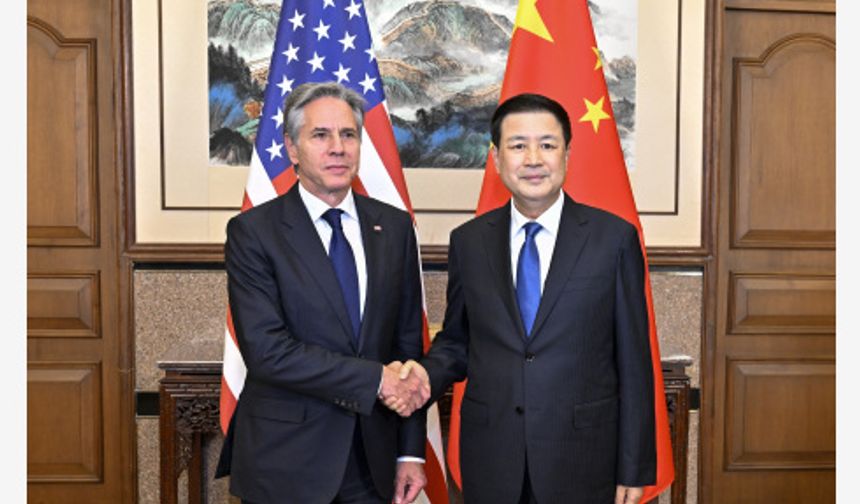 Çin Kamu Güvenliği Bakanı Wang, ABD Dışişleri Bakanı Blinken ile görüştü