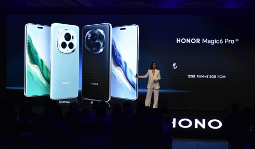 Çinli Honor firması Türkiye'de yeni cep telefonu modelini tanıttı