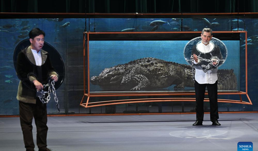 "Crocodile" Doğu Çin'in Jiangsu'sunda ilk kez sahneye çıkıyor