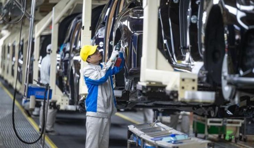 Çin'in otomobil imalat sektörü ilk çeyrekte istikrarlı büyüme kaydetti