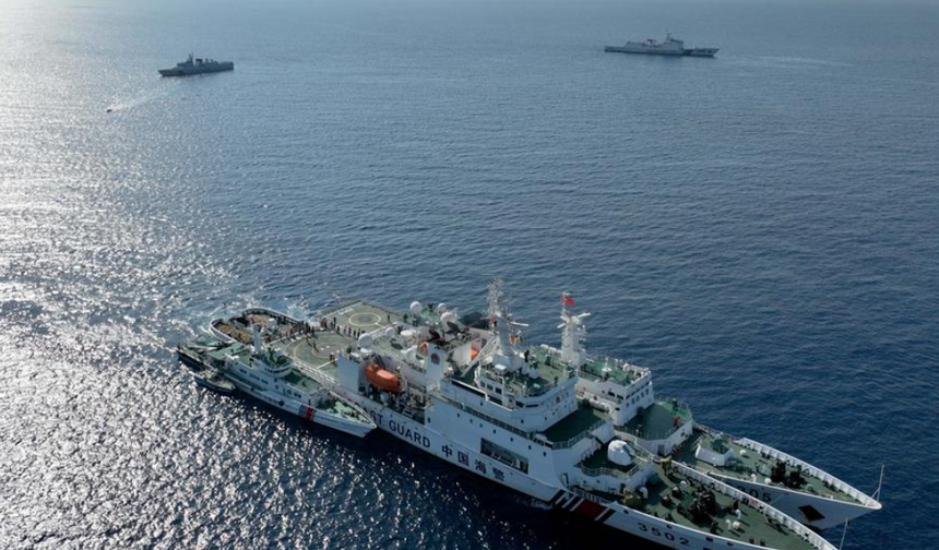 Çin Sahil Güvenliği, Huangyan Adası açıklarında tatbikat gerçekleştirdi