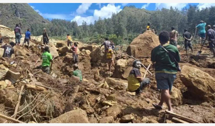 Papua Yeni Gine'de heyelan: En az 11 ölü