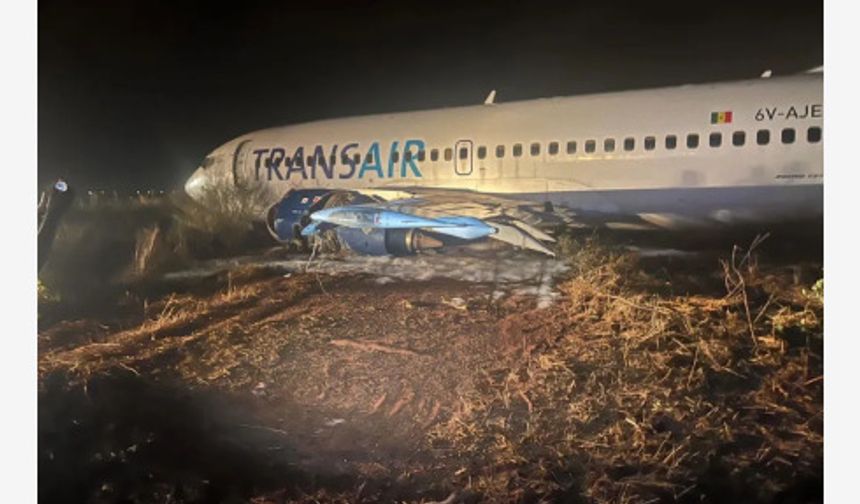 Senegal'de yolcu uçağı pistten çıktı: 4'ü ağır, 11 yaralı