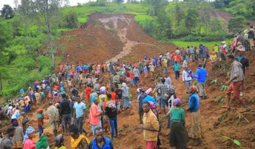 Etiyopya'daki heyelanda 157 kişi hayatını kaybetti