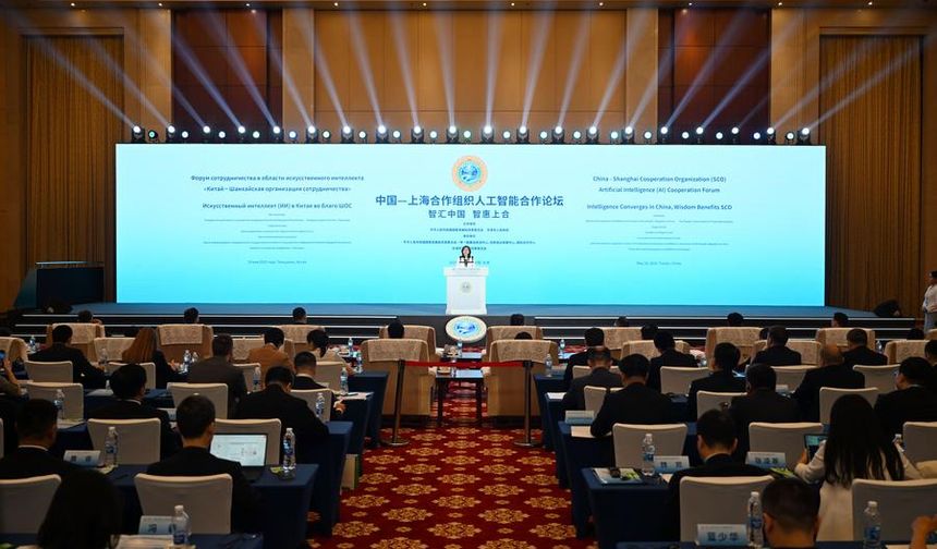 2025 Çin-Shanghai İşbirliği Örgütü Yapay Zeka İşbirliği Forumu Çin'in Tianjin kentinde düzenlendi