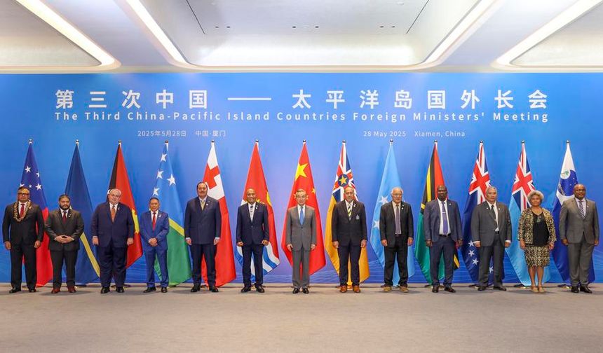 Çin-Pasifik Ada Ülkeleri Dışişleri Bakanları Toplantısı, Çin'in Xiamen kentinde gerçekleştirildi