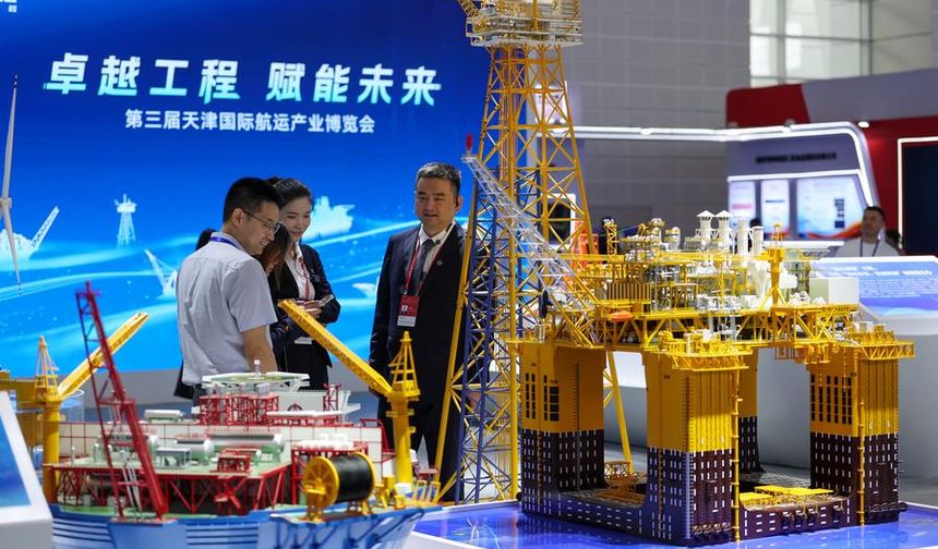 Çin'de düzenlenen 3. Tianjin Uluslararası Gemicilik Sektörü Fuarı'nda 5,6 milyar dolarlık anlaşma imzalandı