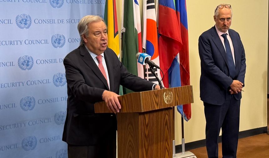 BM Genel Sekreteri Guterres: Gazze'de gazetecileri hedef alan İsrail saldırısını kınıyoruz