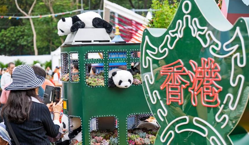 Çin'in Hong Kong Özel İdari Bölgesi, yılın ilk beş ayında yaklaşık 20 milyon ziyaretçi ağırladı