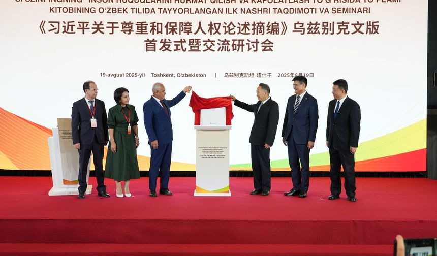"Xi Jinping: İnsan Haklarına Saygı ve İnsan Haklarını Koruma" kitabı Özbekistan'da tanıtıldı