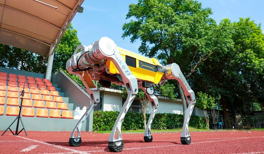 Çin'de üretilen dört ayaklı robot, 100 metre koşusunda Guinness Dünya Rekoru kırdı