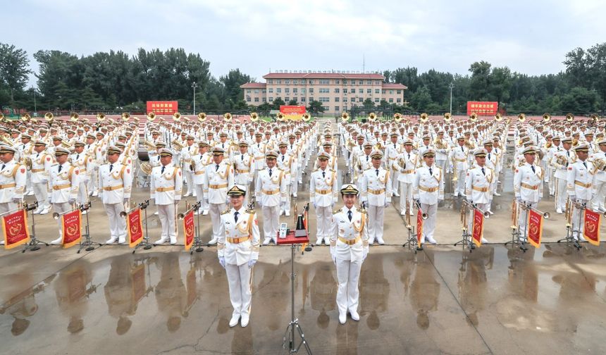 Çin'in başkenti Beijing'de düzenlenecek Zafer Günü askeri geçit töreni için hazırlıklar sürüyor