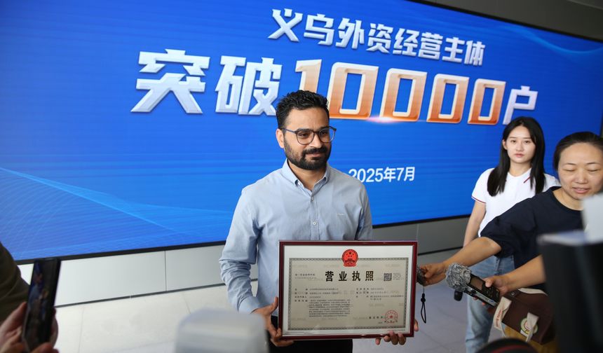 Çin'in Yiwu kenti, 10.000 yabancı sermayeli şirkete ev sahipliği yapıyor