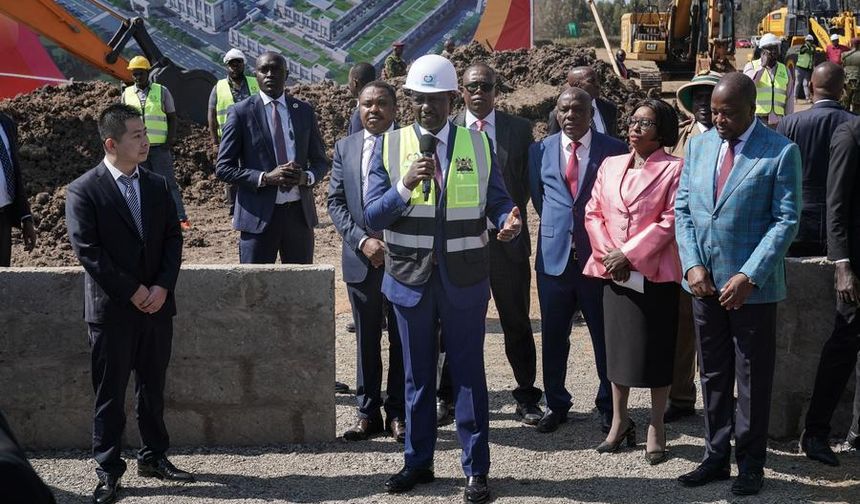 Çin-Kenya Uluslararası Ticaret Merkezi'nin temel atma töreni gerçekleştirildi