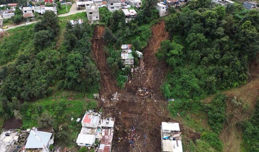 Meksika'daki şiddetli yağış ve sellerde hayatını kaybedenlerin sayısı 64'e yükseldi