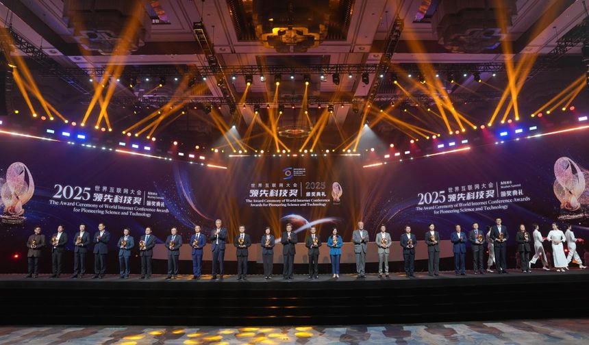 Çin'deki Dünya İnternet Konferansı'nda 17 uluslararası proje öncü bilim ve teknoloji ödüllerine layık görüldü