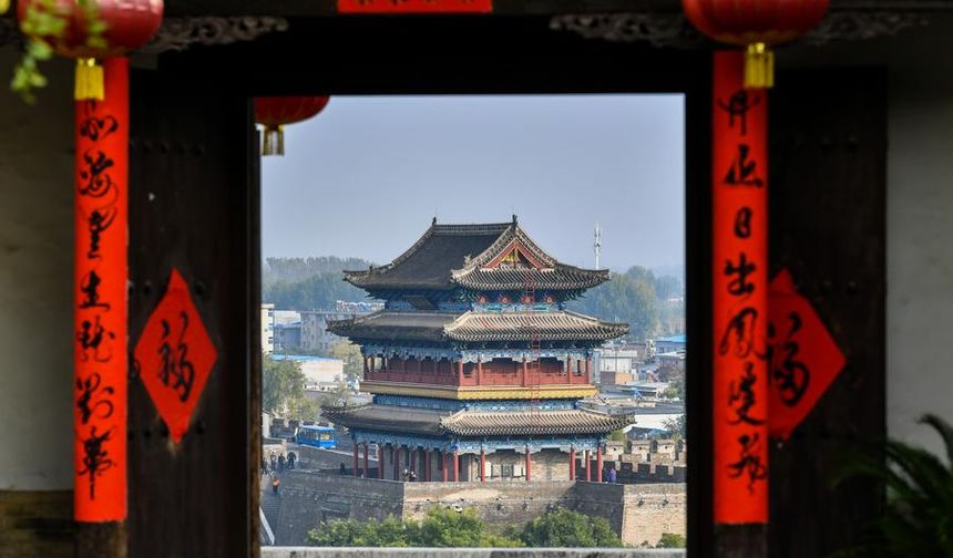 Çin'in Xinzhou Antik Kenti yenileme ve koruma projeleriyle turistlerin cazibe merkezi haline geldi