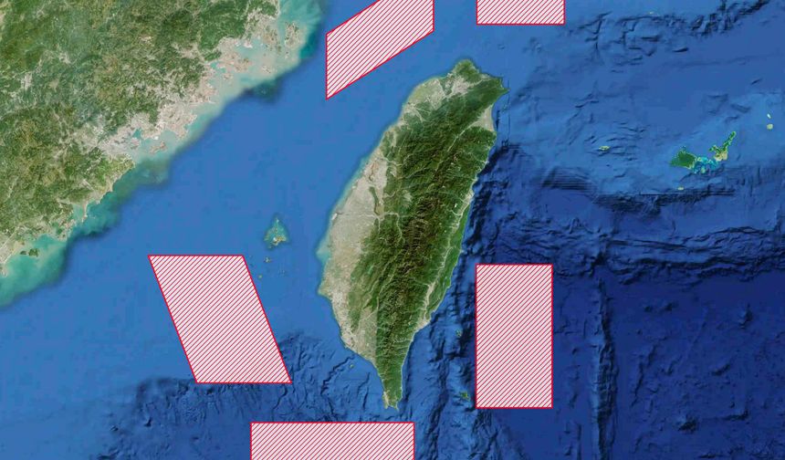 Çin Halk Kurtuluş Ordusu Doğu Harekat Komutanlığı Çin'in Taiwan bölgesi çevresinde ortak tatbikat başlattı