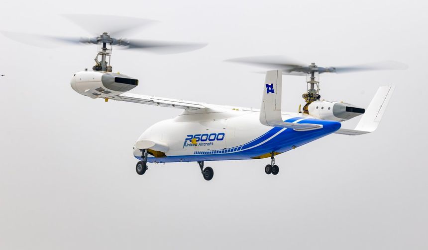 Çin'in 6 ton sınıfı tiltrotor insansız hava aracı ilk uçuşunu yaptı