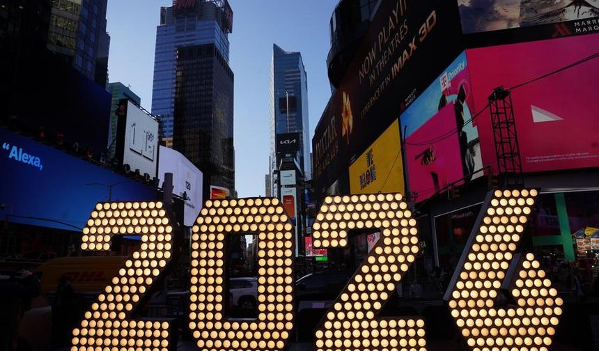 Times Meydanı yılbaşı kutlamalarına hazırlanıyor