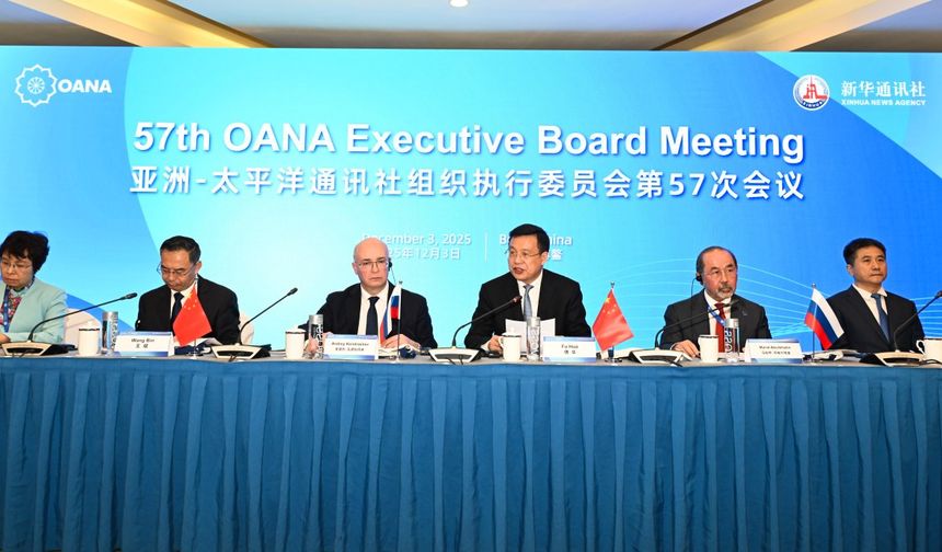 Xinhua Haber Ajansı Başkanı Fu, yabancı haber ajanslarının başkanlarıyla görüştü