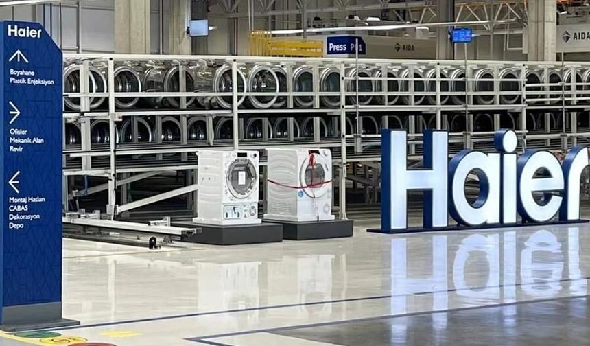 Çinli beyaz eşya devi Haier'in akıllı üretimi, Türkiye'nin yeşil dönüşüm sürecine katkı sağlıyor