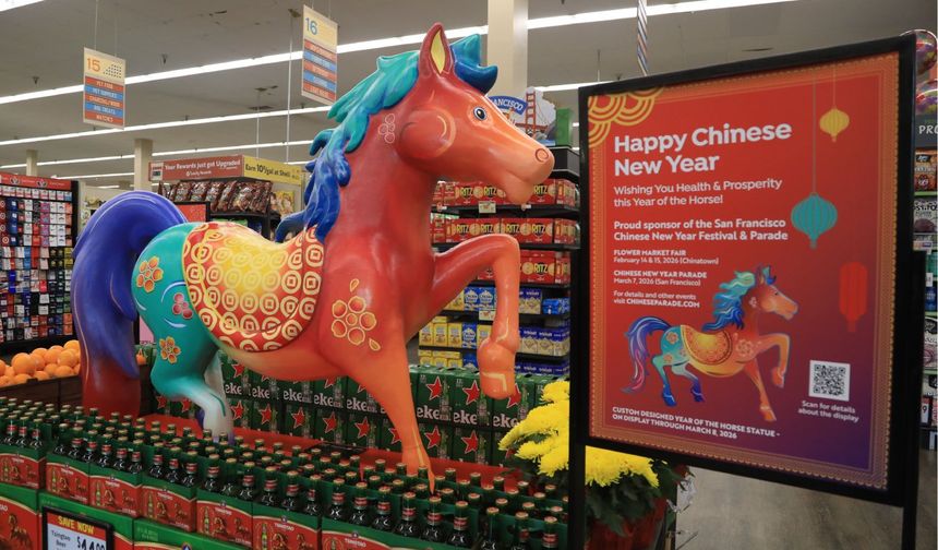 ABD'de marketler Çin Yeni Yılı süslemeleriyle donatıldı