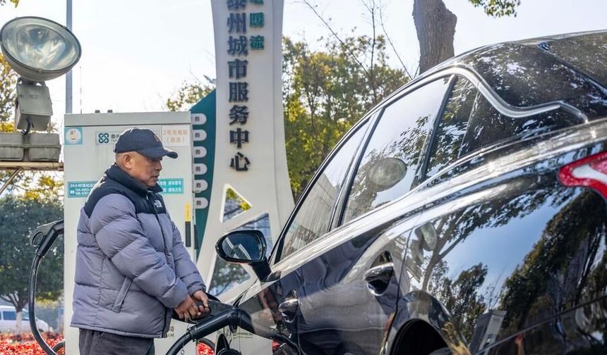 Çin'de elektrikli araç şarj ünitesi sayısı ocakta 20 milyonu aştı