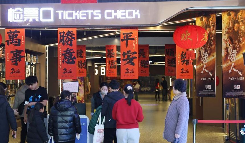 Çin'in film pazarı 2026'da gişe hasılatında küresel lider oldu