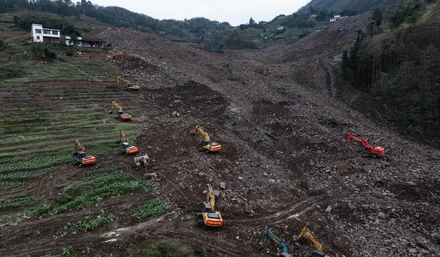 Çin'in Sichuan eyaletinde meydana gelen heyelan madencilikten değil, yağmurla yumuşayan yamaçtan kaynaklandı