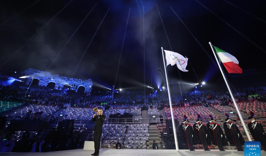 Highlights of closing ceremony of Milan-Cortina 2026