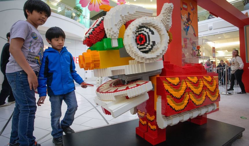 Kanada'da Çin Yeni Yılı'nı kutlamak amacıyla LEGO pop-up etkinliği düzenlendi