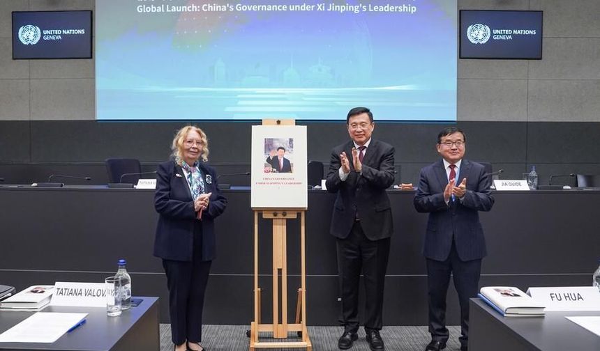 'Xi Jinping'in Liderliğinde Çin'in Yönetişimi' adlı kitabın İngilizce baskısı Cenevre'de tanıtıldı