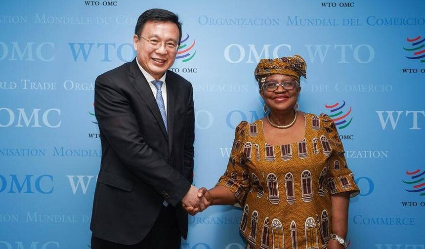 Xinhua Başkanı Fu, DTÖ Genel Direktörü ile görüştü