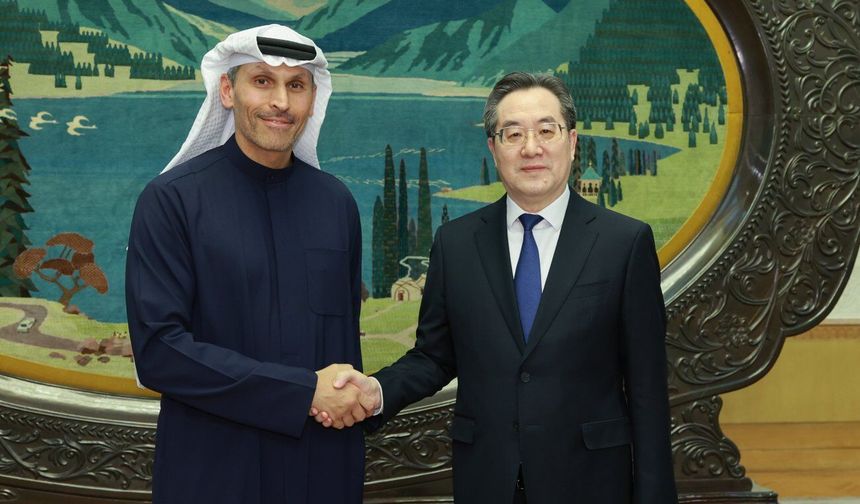 Çin Başbakan Yardımcısı, BAE Devlet Başkanı'nın Çin Özel Temsilcisiyle görüştü