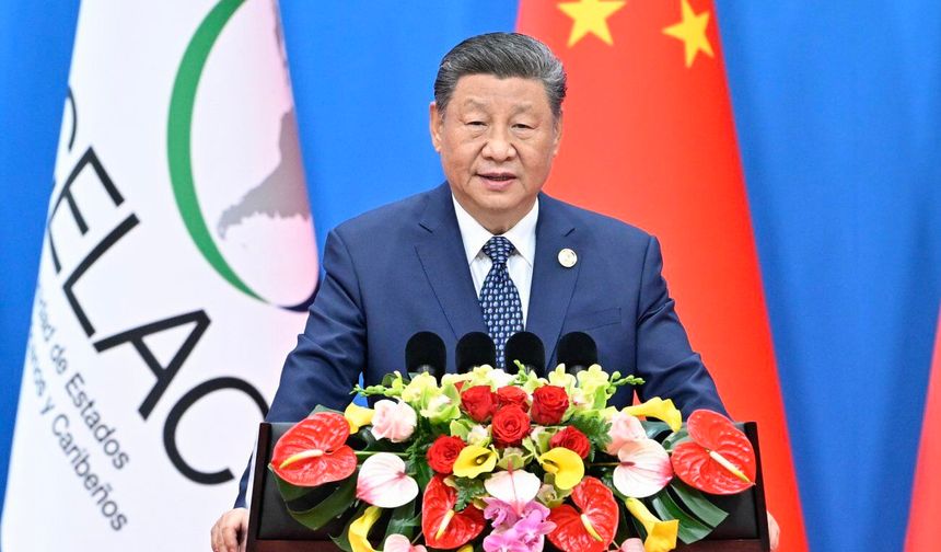 Çin Cumhurbaşkanı Xi, 10. Latin Amerika ve Karayip Devletleri Topluluğu zirvesine kutlama mesajı gönderdi