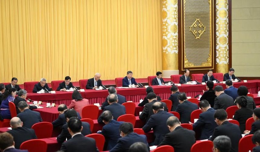 Xi, Çin Halk Siyasi Danışma Konferansı yıllık oturumunda siyasi danışmanlarla bir araya geldi