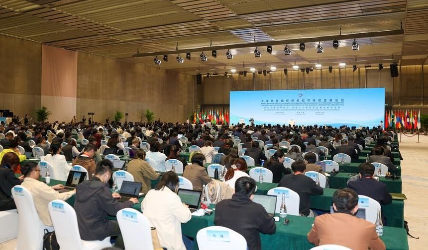 Çin Cumhurbaşkanı Xi, Shanghai İşbirliği Örgütü Yeşil ve Sürdürülebilir Kalkınma Forumu'na kutlama mesajı gönderdi