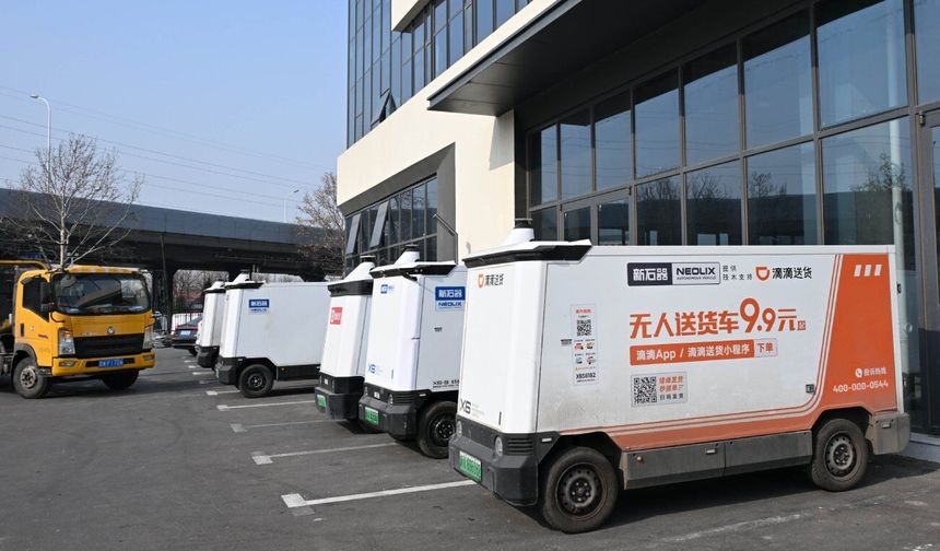 Çin'de insansız teslimat araçlarının kullanım alanı genişliyor