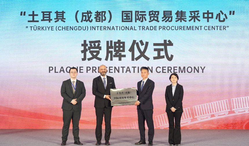 Türkiye (Chengdu) Uluslararası Ticaret Tedarik Merkezi, Çin'in Chengdu kentinde resmen faaliyete başladı