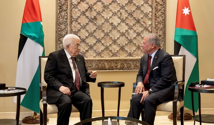Ürdün Kralı Abdullah, Filistin Devlet Başkanı Abbas ile görüştü