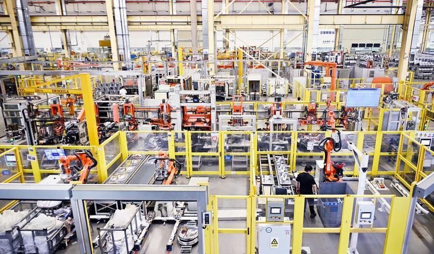 Çin'de 5.5G altyapılı çamaşır makinesi fabrikası üretimini verimli hale getiriyor