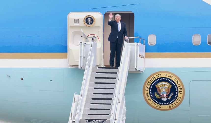 Trump, Çin ziyaretini tamamlayarak Beijing'den ayrıldı