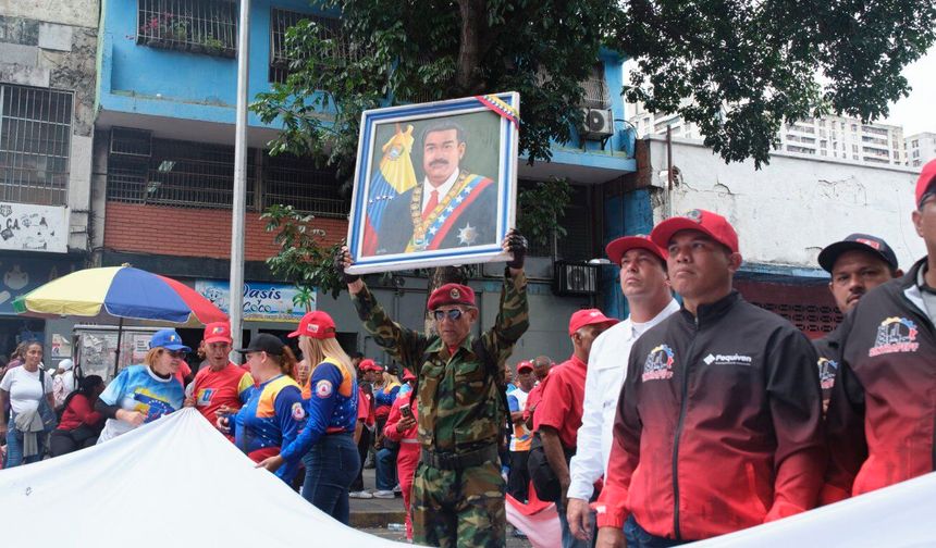 Venezuela'da İşçi Bayramı kutlandı