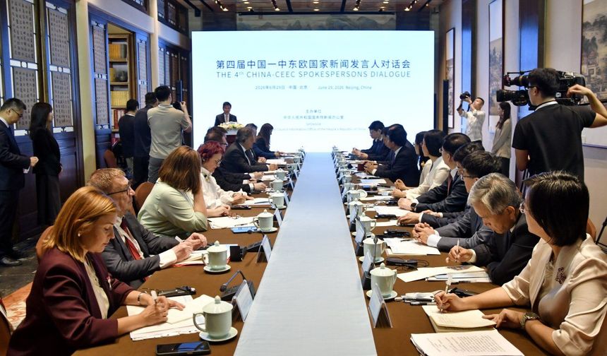 4. Çin-Orta ve Doğu Avrupa Ülkeleri İşbirliği Sözcüleri Diyaloğu Beijing'de düzenlendi