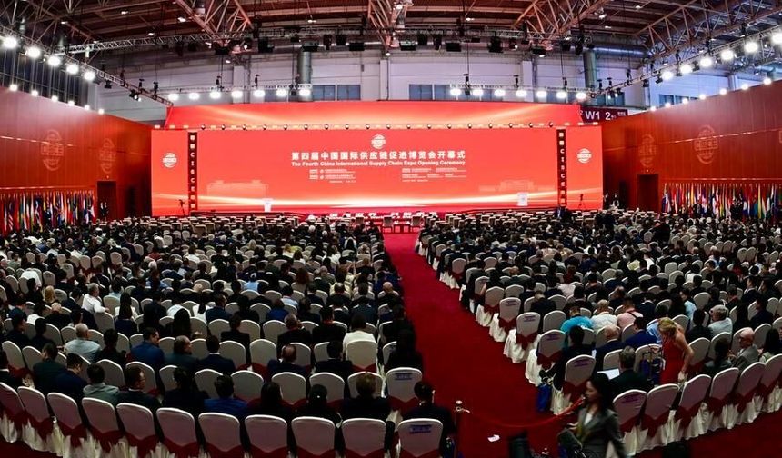 4. Çin Uluslararası Tedarik Zinciri Fuarı, Beijing'de başladı
