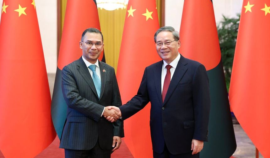 Çin Başbakanı Li, Bangladeşli mevkidaşı Rahman ile görüştü