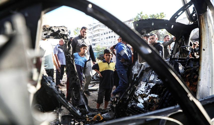 Görgü tanıkları: İsrail İHA'ları Gazze'de sivil aracı hedef aldı: 4 ölü, 5 yaralı