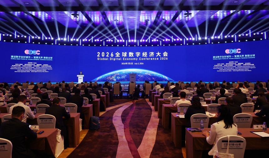 2026 Küresel Dijital Ekonomi Konferansı Çin'in başkenti Beijing'de başladı